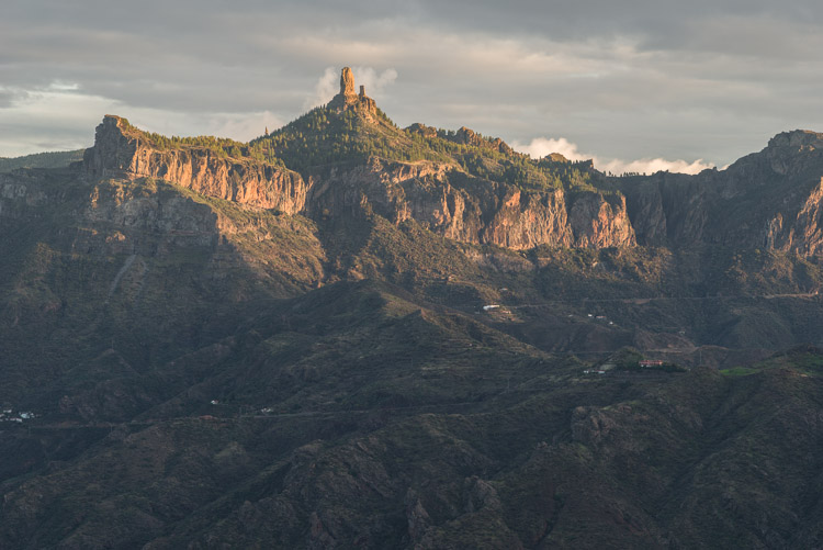 Roque Nublo late Afternoon